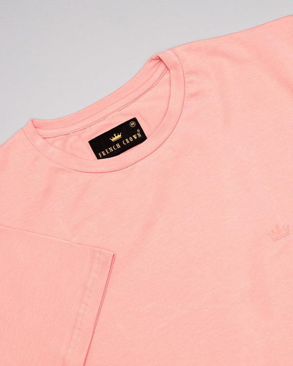 Seashell Pink Super Soft Premium Organic Cotton T-shirt TS007-XL, TS007-L, TS007-M, TS007-S, TS007-XXL