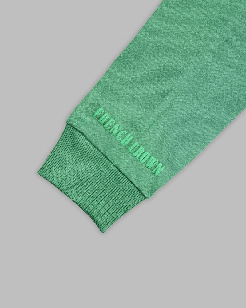 Fern Green Super Soft Premium Cotton Full Sleeve Sweatshirt TS091-S, TS091-M, TS091-L, TS091-XL, TS091-XXL, TS091-3XL, TS091-4XL