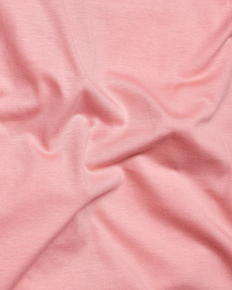 Chestnut Pink Digital Printed Organic Cotton T-shirt