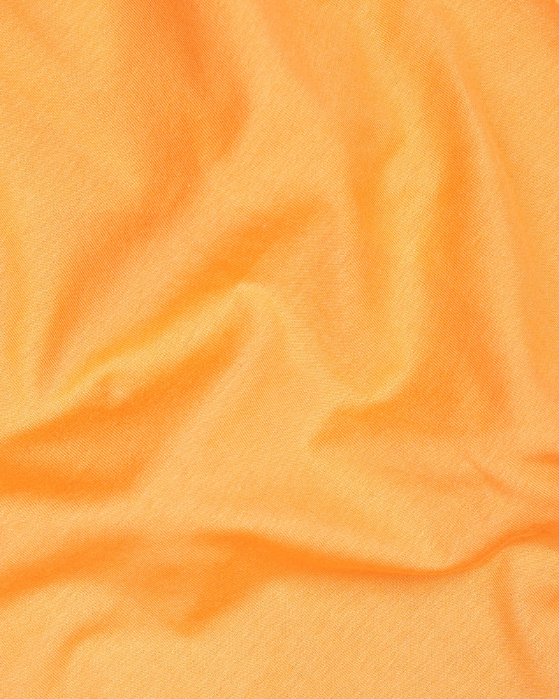 Tulip Orange Multicolour PatchWork Organic Designer Sweatshirt