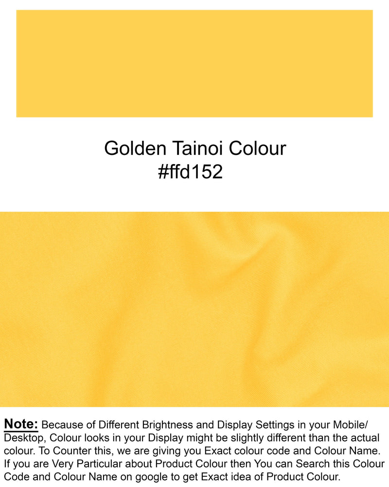 Golden Tainoi Yellow Super soft heavyweight premium cotton winter T-shirt TS410-S, TS410-M, TS410-L, TS410-XL, TS410-XXL, TS410-3XL, TS410-4XL