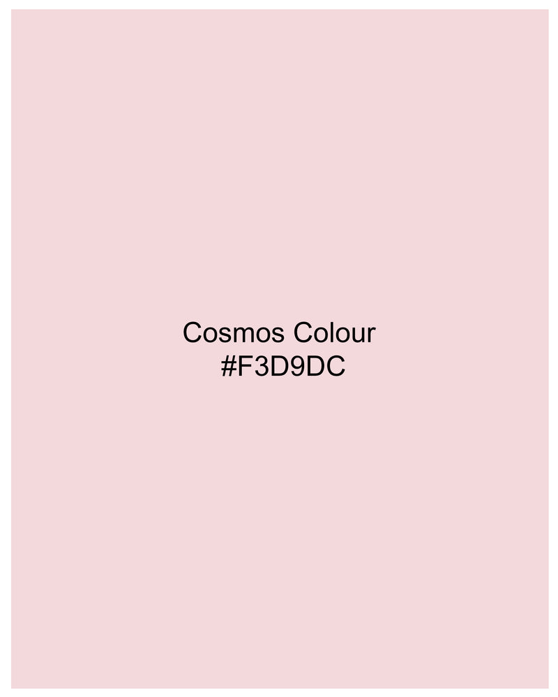 Cosmos Peach Hand Painted Premium Cotton T-Shirt