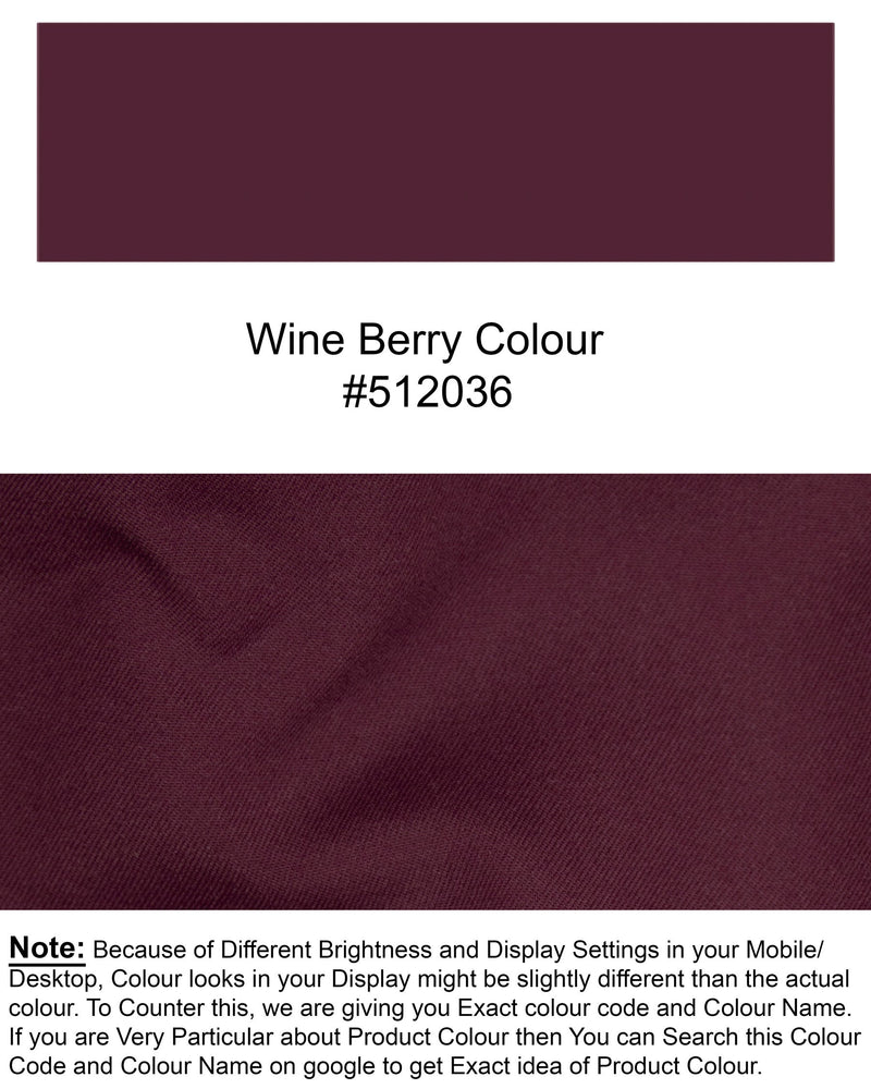 Wine Berry Woolrich Waistcoat