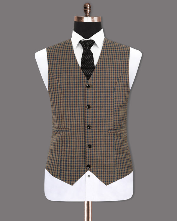 Givry and Blumine Gingham Woolrich Waistcoat V1277-36, V1277-38, V1277-40, V1277-42, V1277-44, V1277-46, V1277-52, V1277-58, V1277-48, V1277-50, V1277-54, V1277-56, V1277-60