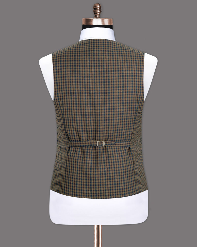 Givry and Blumine Gingham Woolrich Waistcoat