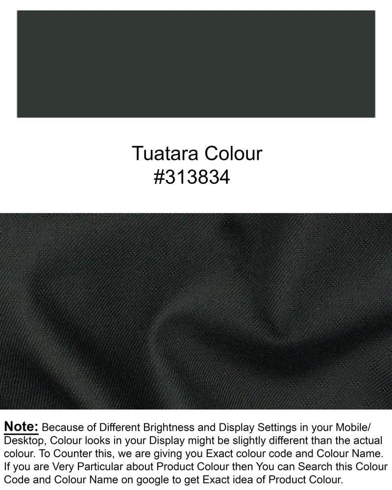 Tuatara Green Wool Rich Waistcoat