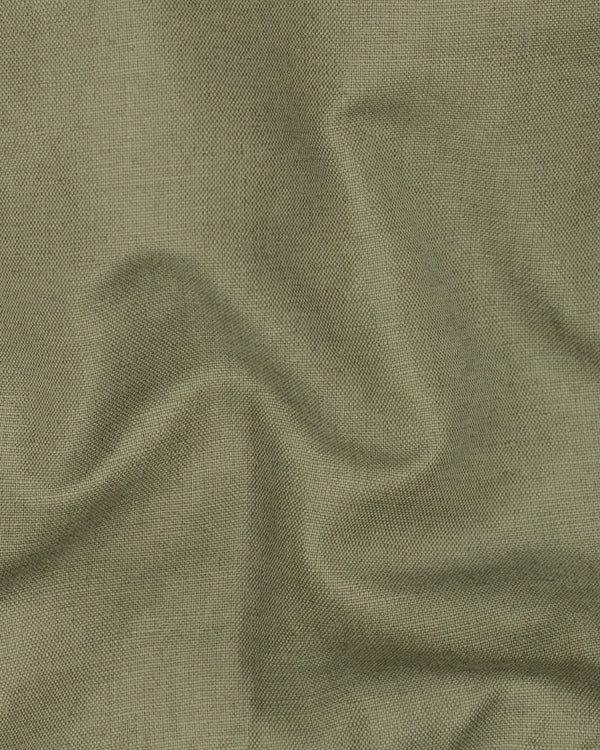 Granite Green Luxurious Linen Waistcoat