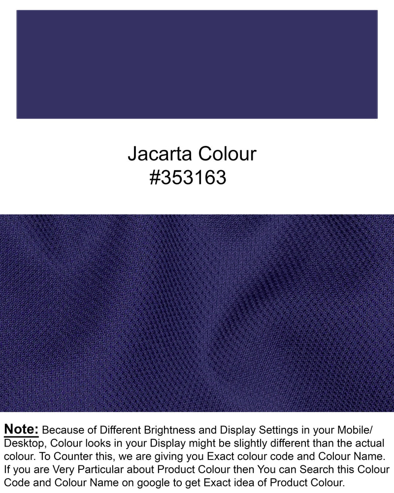 Jacarta Blue Wool Rich Waistcoat V1439-36, V1439-38, V1439-40, V1439-42, V1439-44, V1439-46, V1439-48, V1439-50, V1439-52, V1439-54, V1439-56, V1439-58, V1439-60