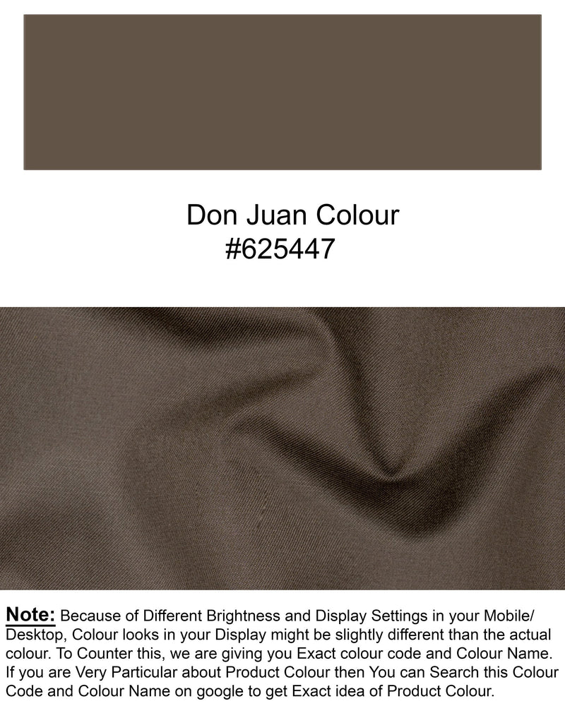 Don Juan Brown Wool Rich Waistcoat V1496-36, V1496-38, V1496-40, V1496-42, V1496-44, V1496-46, V1496-48, V1496-50, V1496-52, V1496-54, V1496-56, V1496-58, V1496-60
