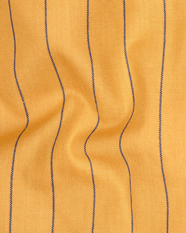 Sunshade Orange Striped Wool Rich Waistcoat V1509-36, V1509-38, V1509-40, V1509-42, V1509-44, V1509-46, V1509-48, V1509-50, V1509-52, V1509-54, V1509-56, V1509-58, V1509-60