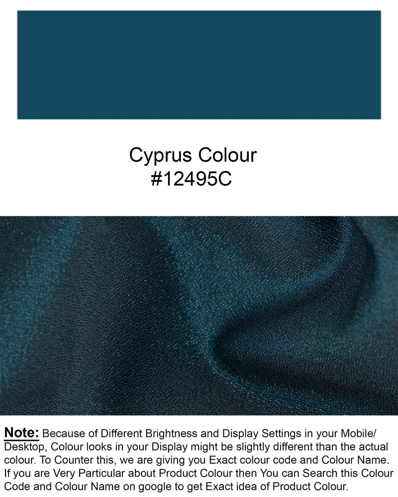 Cyprus Green Textured Waistcoat