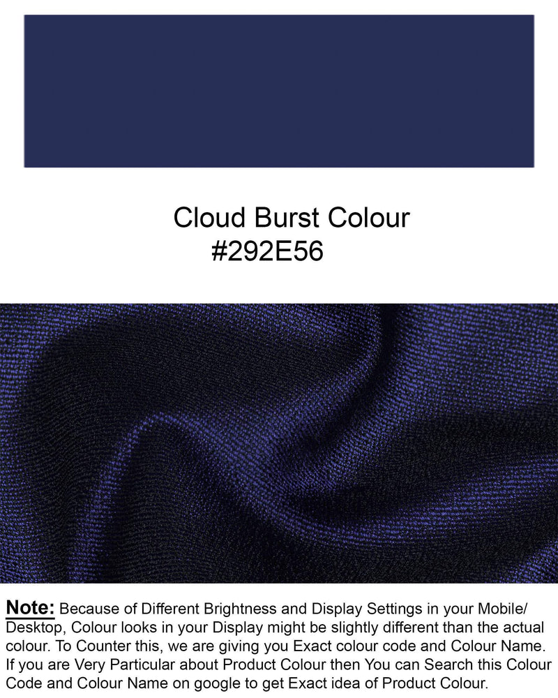 Cloud Burst Blue Textured Waistcoat V1684-36, V1684-38, V1684-40, V1684-42, V1684-44, V1684-46, V1684-48, V1684-50, V1684-52, V1684-54, V1684-56, V1684-58, V1684-60