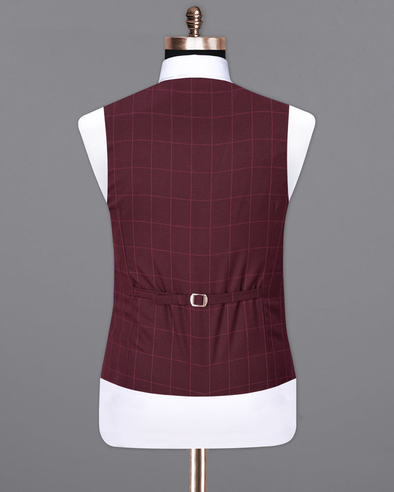 Barossa Windowpane Waistcoat