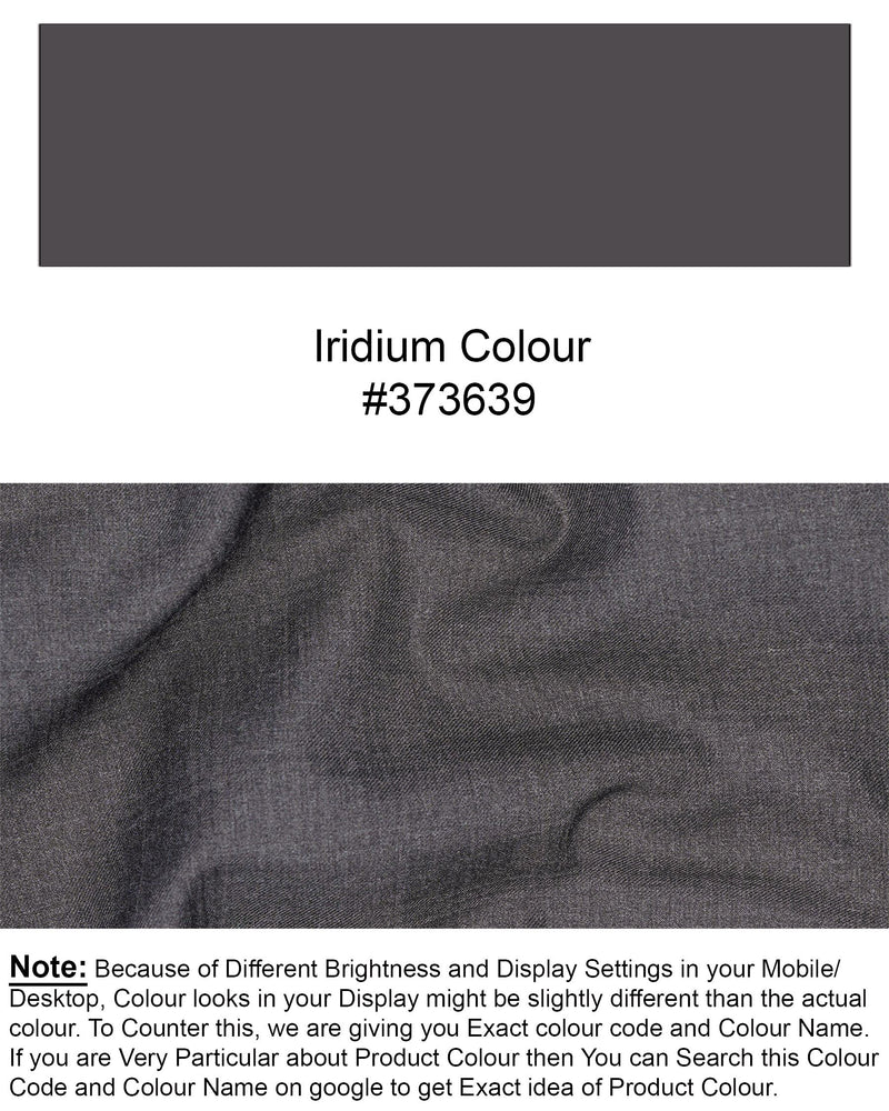 lridium grey Solid Waistcoat V1881-36, V1881-38, V1881-40, V1881-42, V1881-44, V1881-46, V1881-48, V1881-50, V1881-52, V1881-54, V1881-56, V1881-58, V1881-60