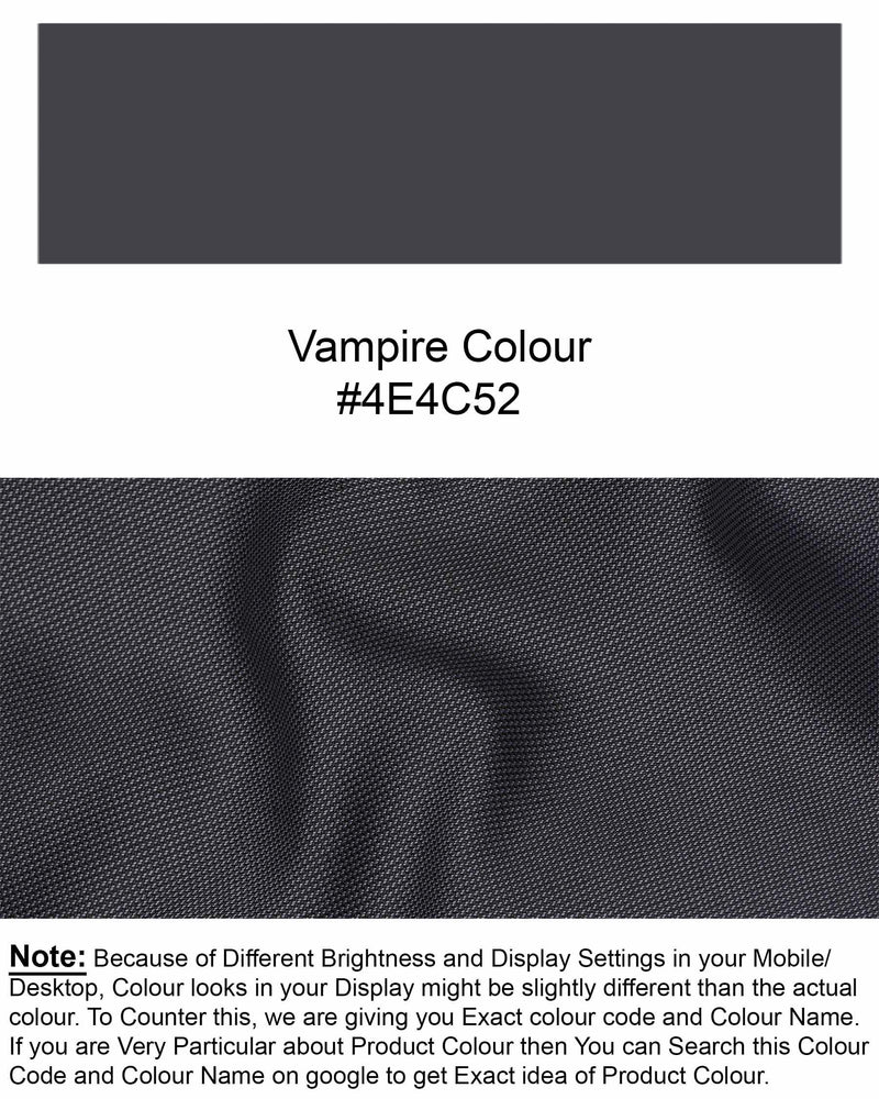 Vampire Gray Textured Waistcoat V1933-36, V1933-38, V1933-40, V1933-42, V1933-44, V1933-46, V1933-48, V1933-50, V1933-52, V1933-54, V1933-56, V1933-58, V1933-60