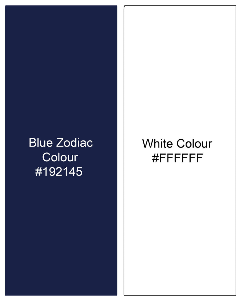 Zodiac Blue Striped Waistcoat V1983-36, V1983-38, V1983-40, V1983-42, V1983-44, V1983-46, V1983-48, V1983-50, V1983-52, V1983-54, V1983-56, V1983-58, V1983-60