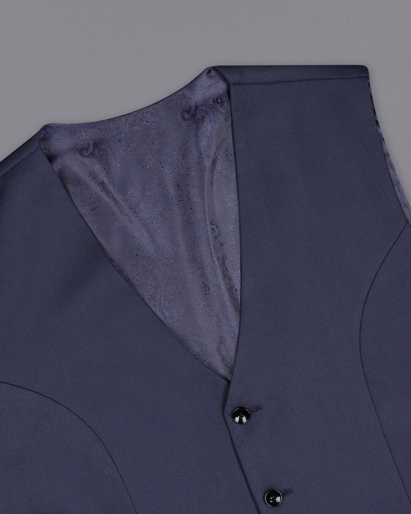 Bleached Cedar Navy Blue Waistcoat V2005-36, V2005-38, V2005-40, V2005-42, V2005-44, V2005-46, V2005-48, V2005-50, V2005-52, V2005-54, V2005-56, V2005-58, V2005-60