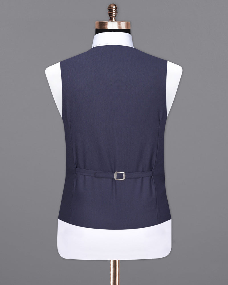 Bleached Cedar Navy Blue Waistcoat V2005-36, V2005-38, V2005-40, V2005-42, V2005-44, V2005-46, V2005-48, V2005-50, V2005-52, V2005-54, V2005-56, V2005-58, V2005-60