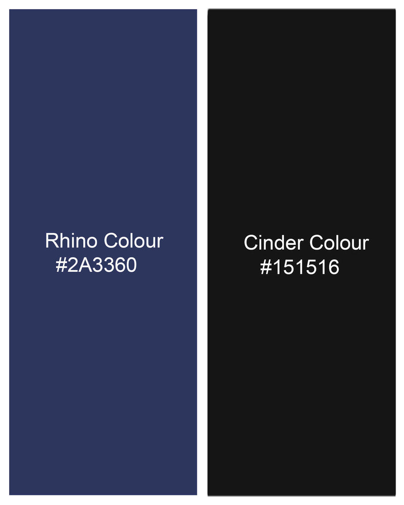 Rhino Blue Plaid Waistcoat V2062-36, V2062-38, V2062-40, V2062-42, V2062-44, V2062-46, V2062-48, V2062-50, V2062-52, V2062-54, V2062-56, V2062-58, V2062-60