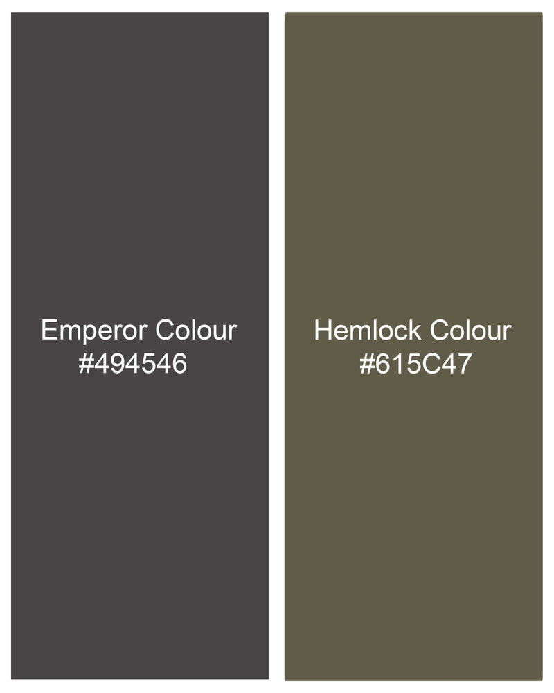 Emperor Gray with Hemlock Dark Brown Checkered Waistcoat V2095-36, V2095-38, V2095-40, V2095-42, V2095-44, V2095-46, V2095-48, V2095-50, V2095-52, V2095-54, V2095-56, V2095-58, V2095-60
