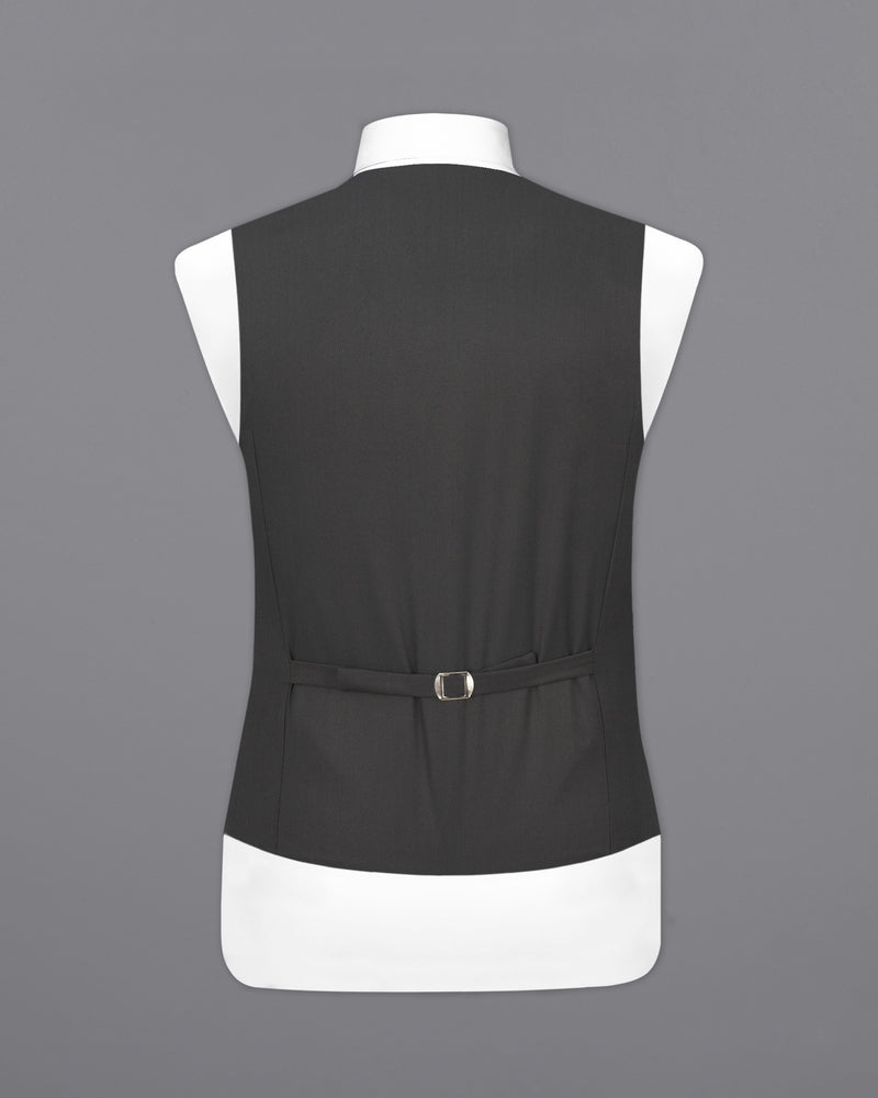 Fuscous Grey Textured Waistcoat V2285-36, V2285-38, V2285-40, V2285-42, V2285-44, V2285-46, V2285-48, V2285-50, V2285-52, V2285-54, V2285-56, V2285-58, V2285-60