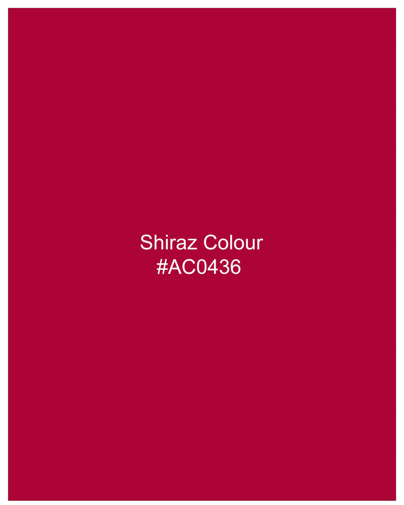 Shiraz Red Premium Cotton Waistcoat V2325-36, V2325-38, V2325-40, V2325-42, V2325-44, V2325-46, V2325-48, V2325-50, V2325-52, V2325-54, V2325-56, V2325-58, V2325-60
