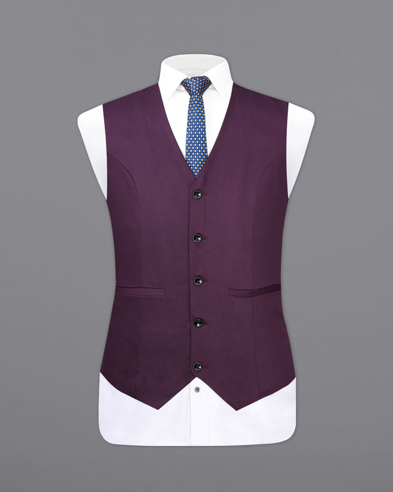 Thunder Maroon with Golden Piping Work Premium Cotton Designer Waistcoat V2365-36, V2365-38, V2365-40, V2365-42, V2365-44, V2365-46, V2365-48, V2365-50, V2365-52, V2365-54, V2365-56, V2365-58, V2365-60