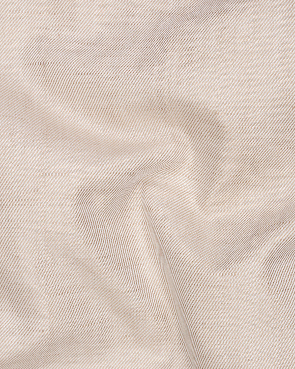 Swirl Cream Luxurious Linen Waistcoat