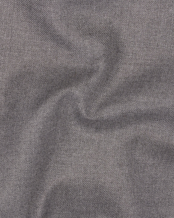 Feroda Gray Wool Rich Waistcoat