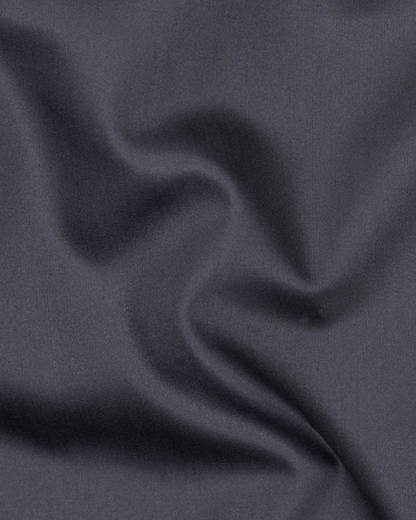 Porpoise Grey Wool Blend Biscay Designer Waistcoat