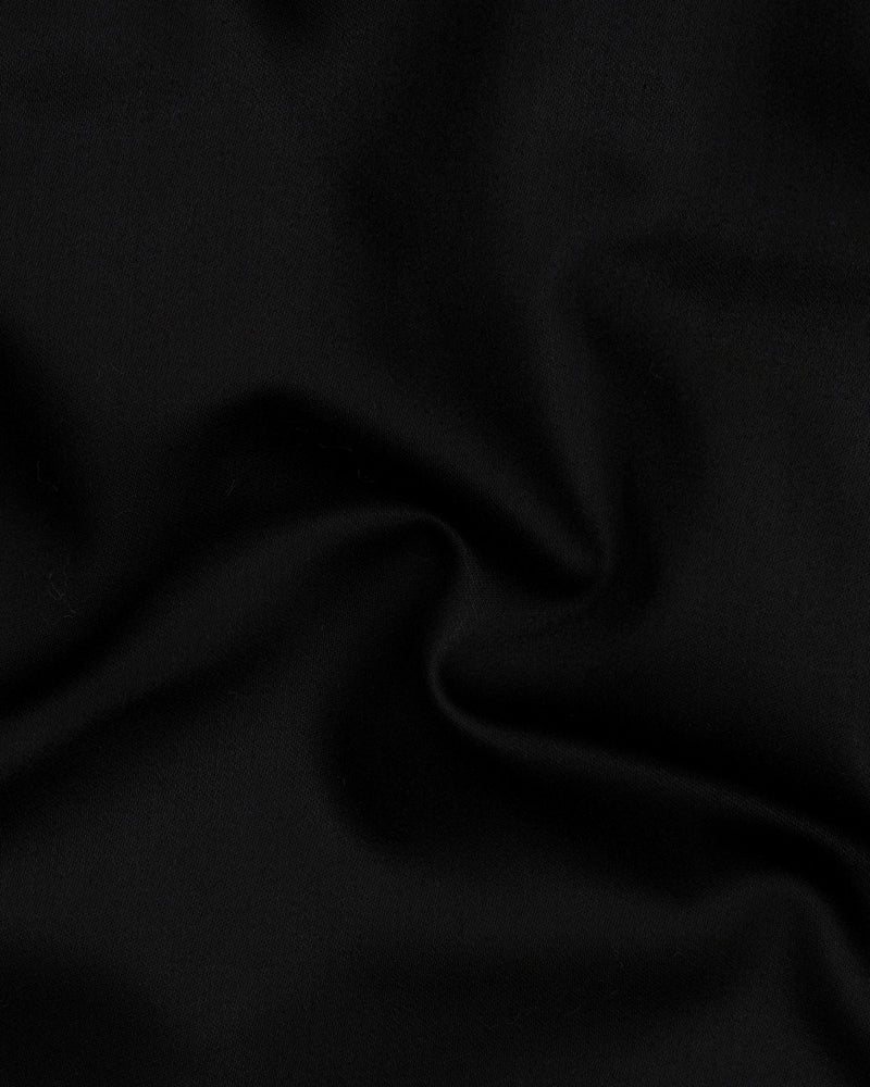 Jade Black Designer Cotton Waistcoat