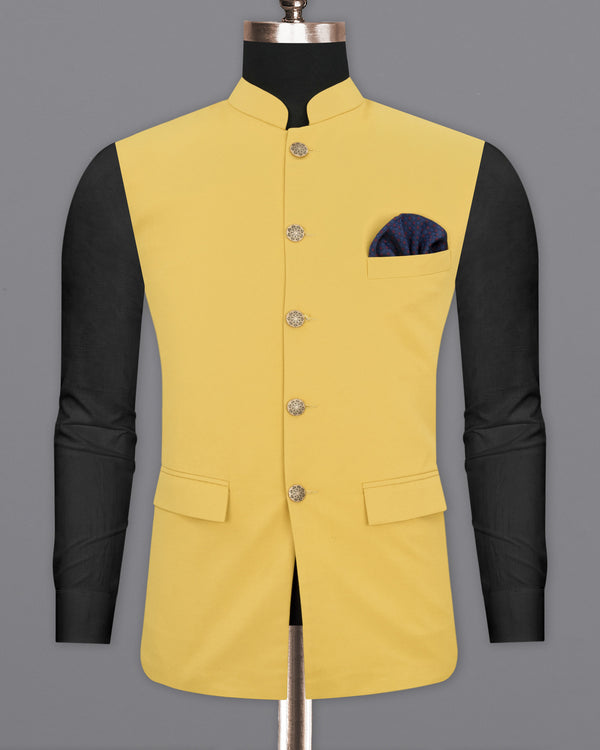 Rob Roy Yellow Nehru Jacket