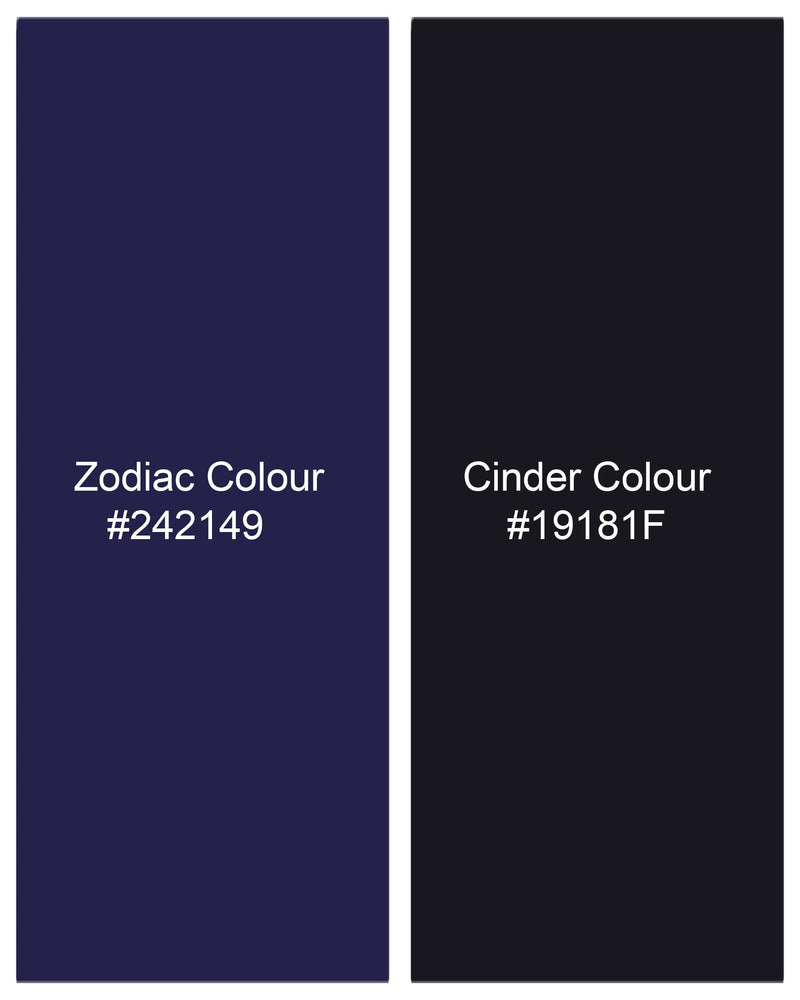 Zodiac Dark Blue Nehru Jacket WC2015-36, WC2015-38, WC2015-40, WC2015-42, WC2015-44, WC2015-46, WC2015-48, WC2015-50, WC2015-52, WC2015-54, WC2015-56, WC2015-58, WC2015-60
