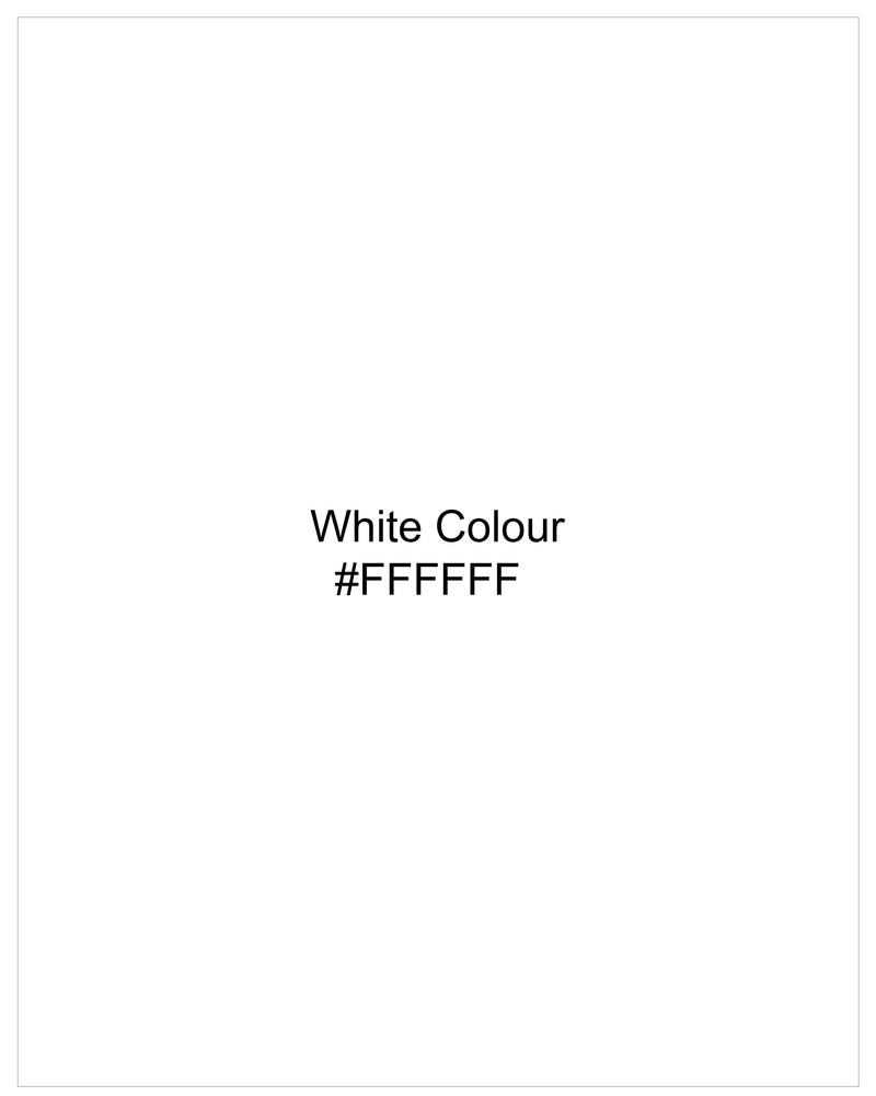 Bright White Premium Cotton Nehru Jacket