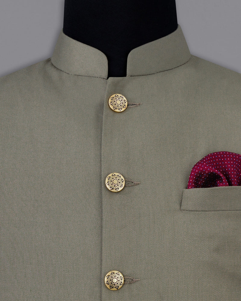 Sandstone Brown Nehru Jacket