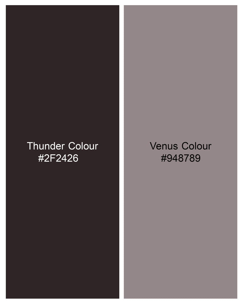 Thunder with Venus Brown Flared Dress