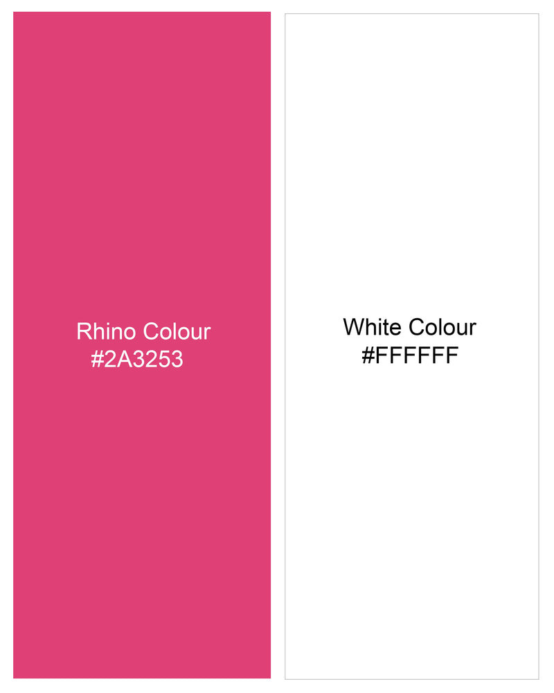 Rhino Pink Polka Dotted Premium Tencel Shirt
