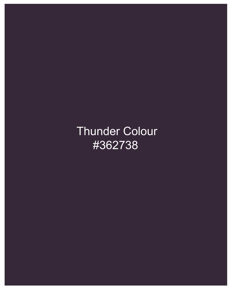 Thunder Violet Premium Cotton Shirt