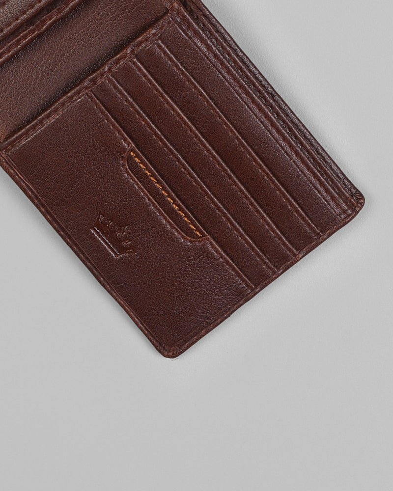 Tan Vegan Leather Handcrafted Wallet WT08