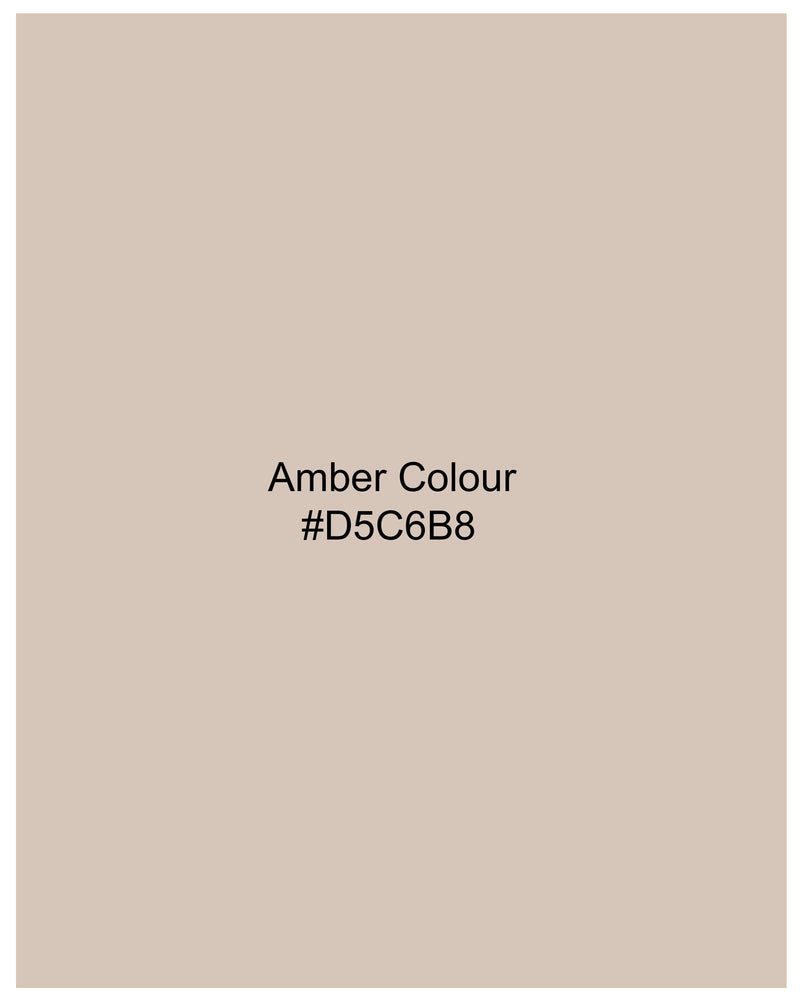 Amber Brown Premium Cotton Crop Top