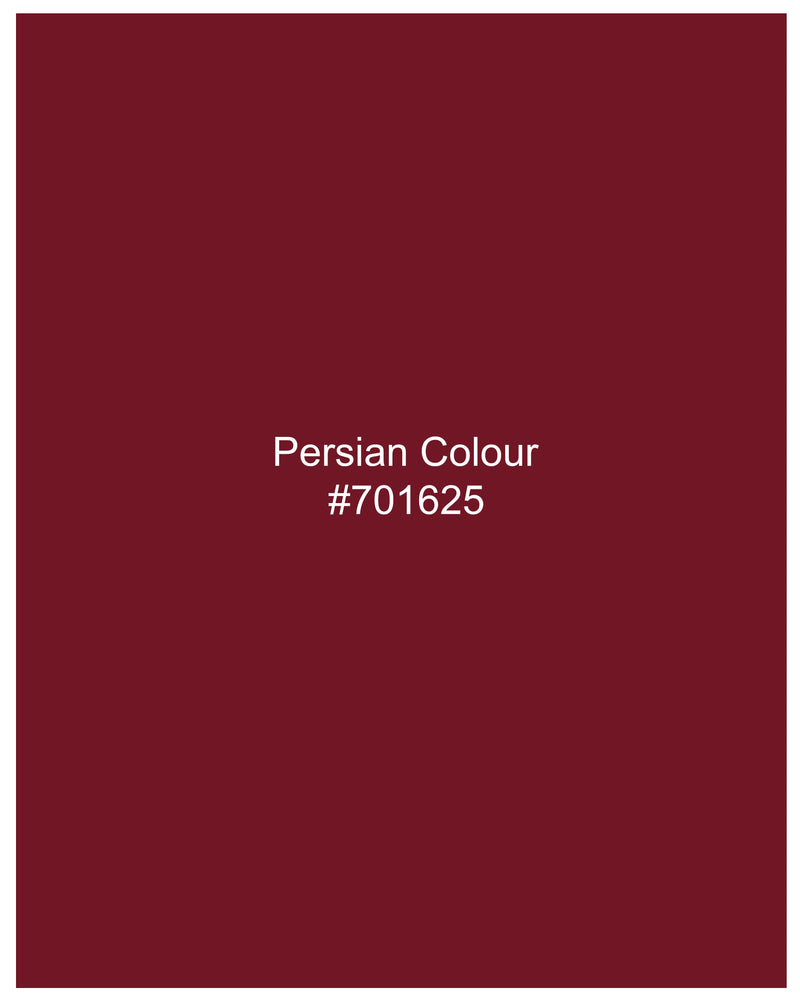 Persian Red Printed Viscose Shrug