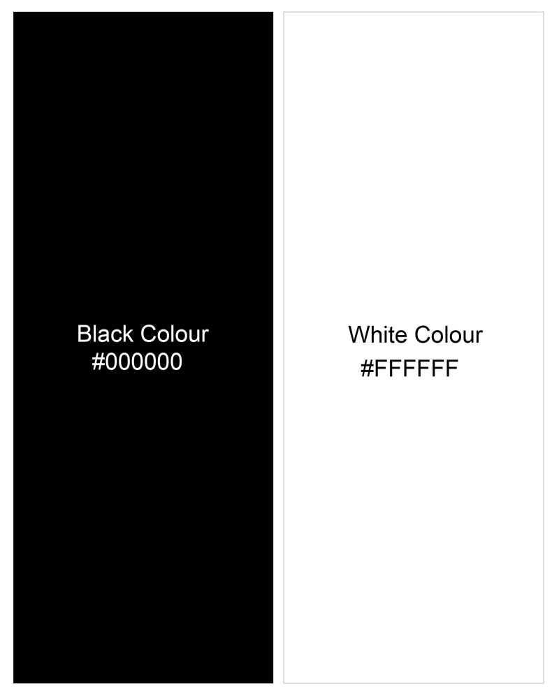 Jade Black and White Checkered Premium Cotton Top